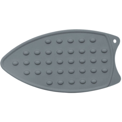 Gris Coussin de Fer en Silicone avec Chiffon à Repasser Isolant, Tapis de Repassage sur Table, Support pour Fer à Repasser, Isolation Thermique Épaisse, Domestique