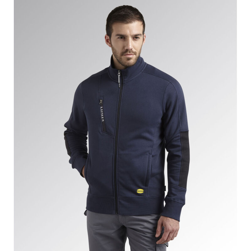 Diadora - Sudadera de trabajo Utility Sweatshirt fz Litework - l - Azul