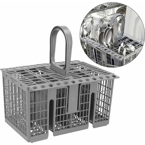 Lave-vaisselle universel Panier Lave-vaisselle Cage Pièces Plastique  Remplacement Rack Couverts Holder C