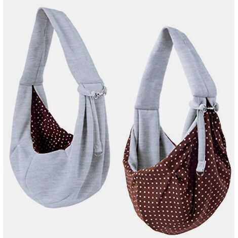 Gris-sac De Transport Pour Chat/chien, Single-paule Sling Sac De Transport Pour Chien Et Chat Animaux De Compagnie Sling Sac Transporteur Titulai