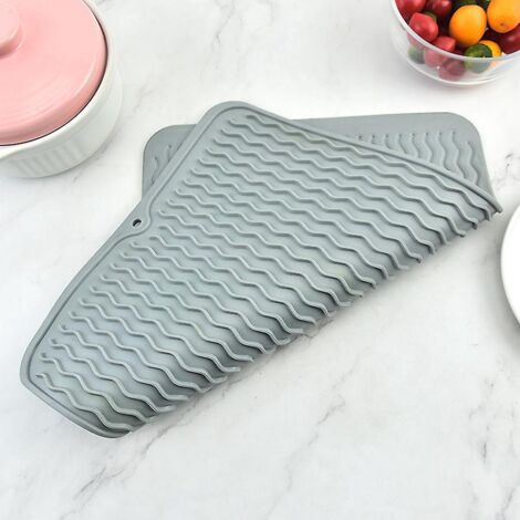 gris Tapis De Cuisine Isolation Thermique Tapis D'asphalte En Caoutchouc