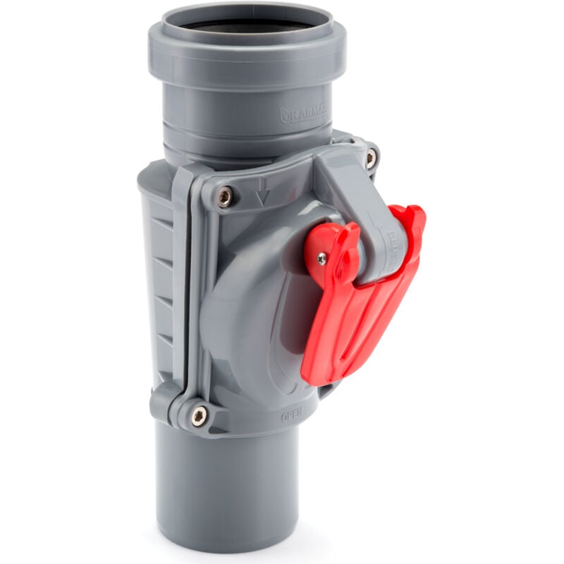 Karmat - Gris Verticale Soupape Anti Inondation Protection Dispositif 50mm Diamètre