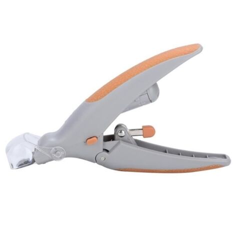 (Gris)Ciseaux Coupe-Ongles - AIZ - Avec Éclairage LED - Ergonomique - Pour Chien - 5x Loupe