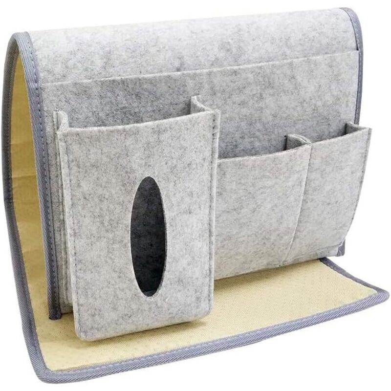Linghhang - Grise-Poche de Chevet, Poche de Rangement pour lit, Sac Suspendu pour Canapé, Organisateur de Rangement de Chevet pour Téléphone,