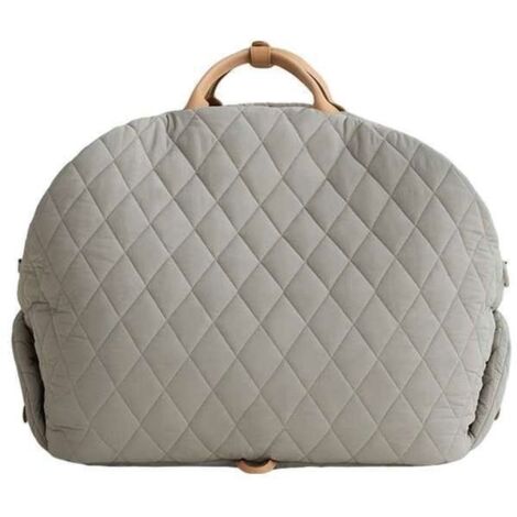 (Gris)Sac de transport pour petit chien - Siège de voiture pour chat et chien - Convient pour les petits animaux de 3,5 à 5 kg - Gris