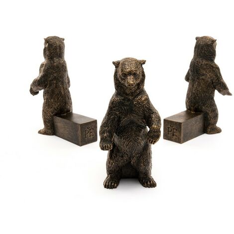 Grizzly Bear Plant Pot Feet - Set of 3 - L9.5 x W5 x H11.5 cm