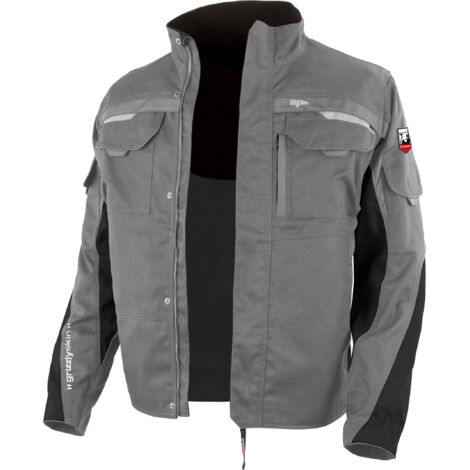 Grizzlyskin Bundjacke "IRON" grau/schwarz M (46/48)