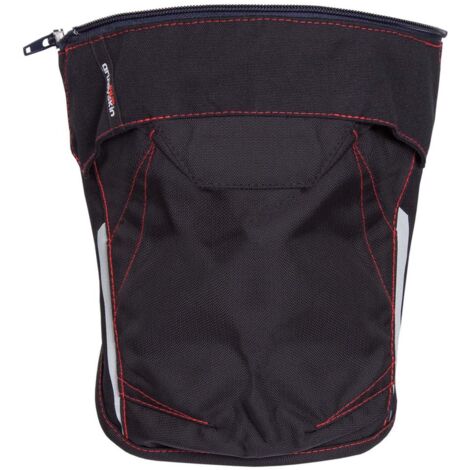 Grizzlyskin Kniepolstertasche "IRON" N2 schwarz