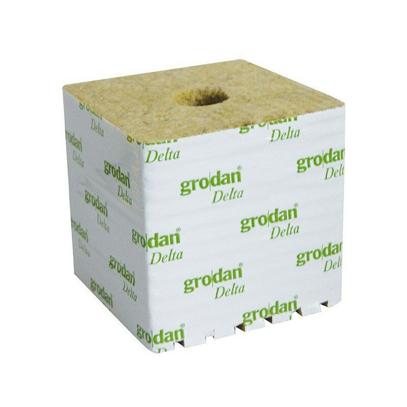 Grodan - Lot de 48 Cubes de laine de roche 15x15x14.2 cm