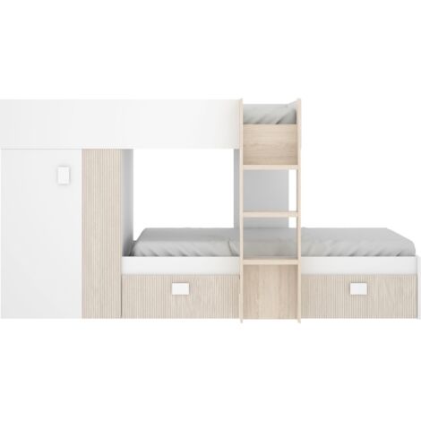 GROE Cama Tren blanco