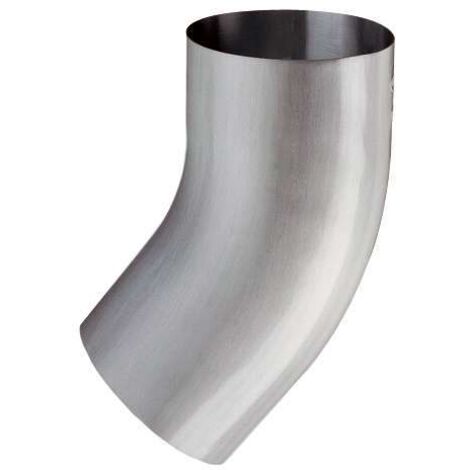 GRÖMO ALU Rohrbogen ALUMINIUM 40° ø87 mit Einzug, 84017