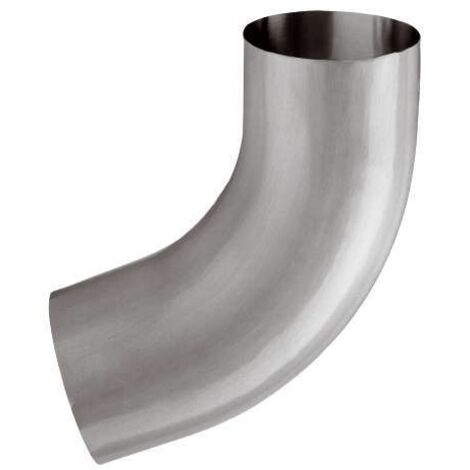 GRÖMO ALU Rohrbogen ALUMINIUM 72° ø87 mit Einzug, 84087