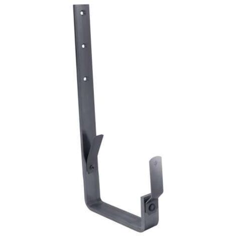 GRÖMO ALUSTAR Rinnenhaken kastenförmig Anthrazit 333 / 28x7, SX (glatt), 83711