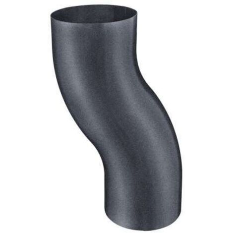 GRÖMO ALUSTAR Sockelknie Anthrazit ø80, TX (strukturiert), 88651