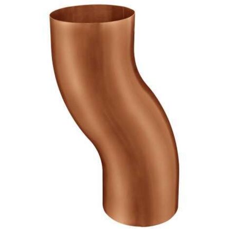 GRÖMO ALUSTAR Sockelknie Ziegelrot ø100, SX (glatt), 82666