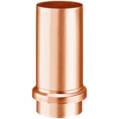GRÖMO® Kupfer Schiebemuffe ø76 mit Standrohrkappe, 60735