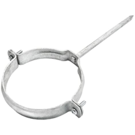 GRÖMO® Verzinkte SML-Gußrohrschelle ø110 mit Schlagstift 140mm, 51232