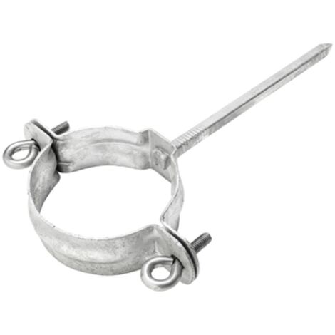 GRÖMO® Verzinkte Standrohrschelle ø100 mit Schlagstift 200mm, 97576