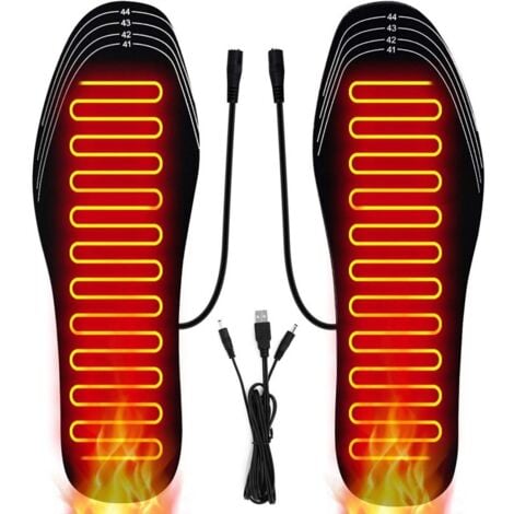 SERBIA (Größe 35-41) Beheizte Socken, USB-betriebene beheizte Socken mit einstellbarer Temperatur und Timer, waschbare und zuschneidbare Thermosocken, Winter-Fußwärmer für Herren