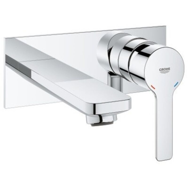 Grohe - Lineare - Mitigeur de lavabo m encastré, installation 2 trous, chrome 19409001
