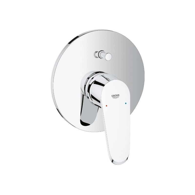 Mitigeur monocommande pour baignoire-douche en laiton chromé Grohe Eurodisc Cosmopolitan