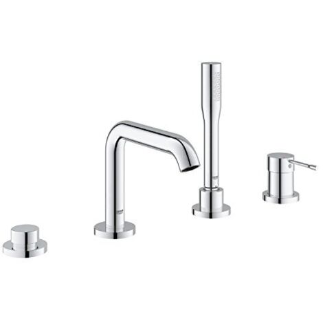 Grohe 19578001 Essence New Miscelatore Monocomando Bordo Vasca a 4 Fori, Cromo