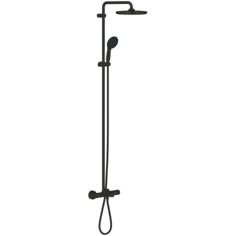 GROHE 26 672 243 TEMPESTA System 250 Sistema de ducha con termostato para baño ducha Negro Mate - ref: 26 672 243