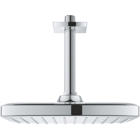 GROHE 26 683 000 TEMPESTA 250 Cube Ducha de techo con brazo 142 mm, 1 chorro Cromo - ref: 26 683 000