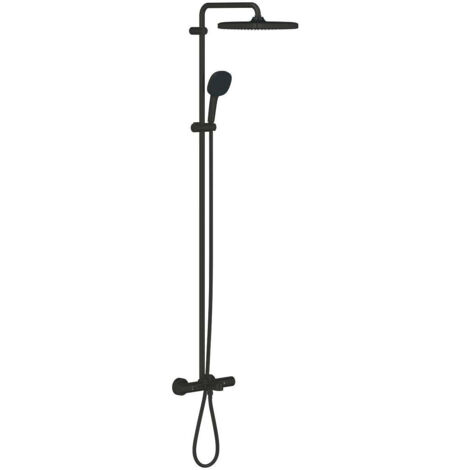 GROHE 26 691 243 TEMPESTA System 250 Cube Sistema de ducha con termostato para baño ducha Negro Mate - ref: 26 691 243
