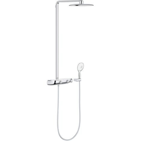 Grohe 26361LS0 Sistema Doccia con Miscelatore Termostatico, Bianco