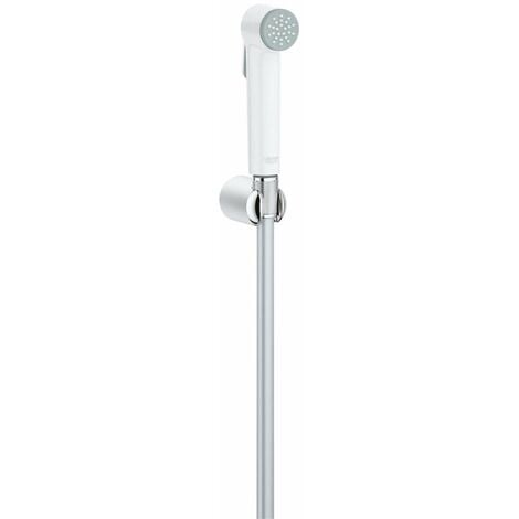 Grohe Tempesta-F - Douchette de bidet avec support et flexible de 1,25 m, chrome/ blanc 27812IL1