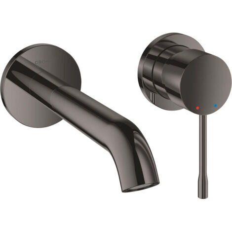 GROHE 29 192 A01 ESSENCE Monomando de lavabo mural 1/2" tamaño M grafito brillo - ref: 29 192 A01