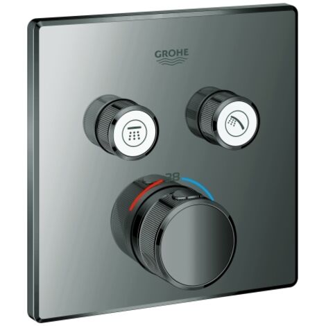 GROHE 29124A00 Thermostat Grohtherm SmartControl 29124 eckig FMS 2 ASV hard graphite