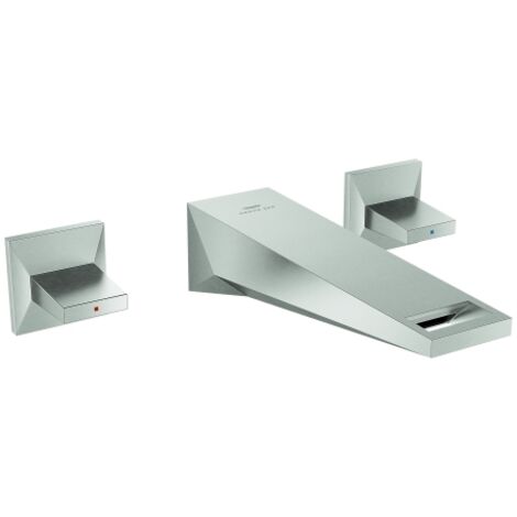GROHE 3-L-WT-Wandbatt. Allure Brilliant 20628 FMS Ausladung 161mm supersteel, 20628DC0