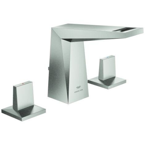 Grohe 3-Loch-Waschtischarmatur Allure Brilliant 1/2", supersteel