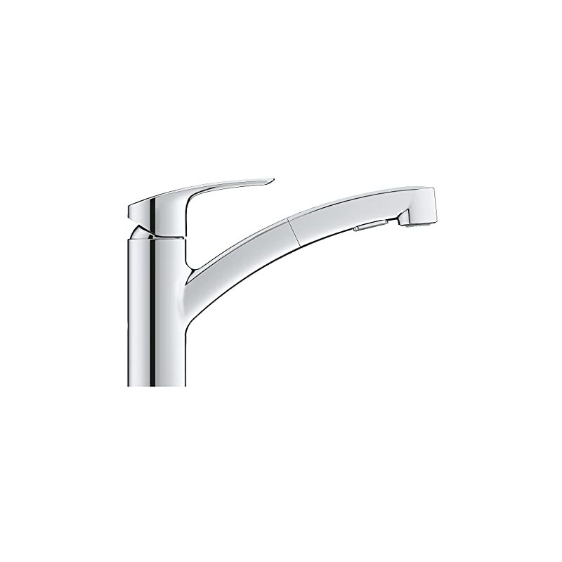 Eurosmart Mitigeur évier avec Douchette, Chrome (30305001) - Grohe