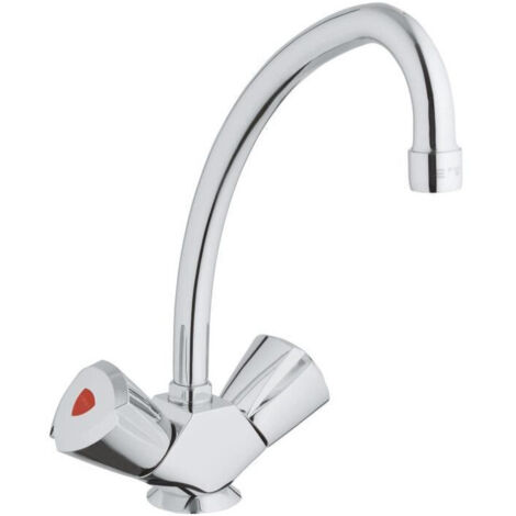 Grohe 31072000, Miscelatore Lavello a Doppia Manopola