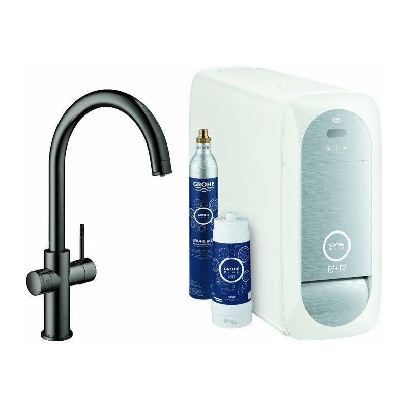 

31455 Blue Home Starter Kit Bluetooth / WIFI Salida C de grafito duro - Grohe