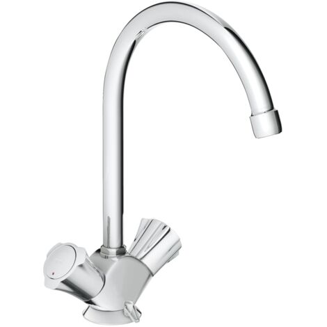 Grohe 31812001 Costa, Batteria Monoforo per Lavello, Cromo