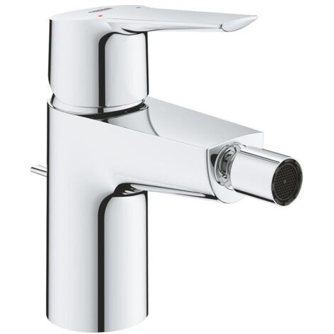 Grohe 32560002 QuickFix Start Miscelatore monocomando per bidet con gomito girevole Sistema di scarico a tirante e limitatore di temperatura Cromo