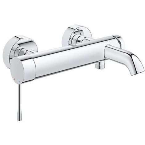 Grohe 33624001 Miscelatore Monocomando per Vasca-Doccia, Grigio (Cromo)