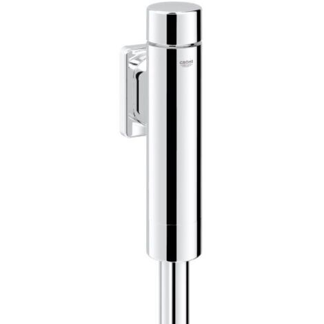 Grohe 37349000 Rondo AS Flussometro Automatico per Installazione Esterna, con Rubinetto Chiusura, Cromo