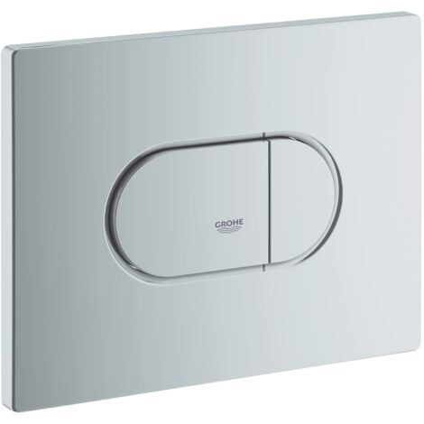 Grohe 38858P00 Arena Cosmopolitan Piastra di Azionamento WC, Doppio Scarico, Bianco