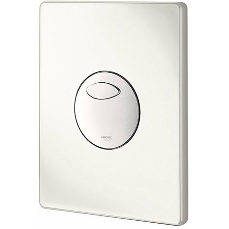 Grohe 38862SH0 Skate Piastra di Azionamento WC, Doppio Scarico, Bianco