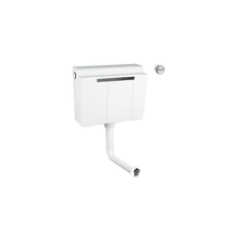 Adagio 39054 Dual Flush Concealed Cistern Side Entry + Chrome Button - Grohe