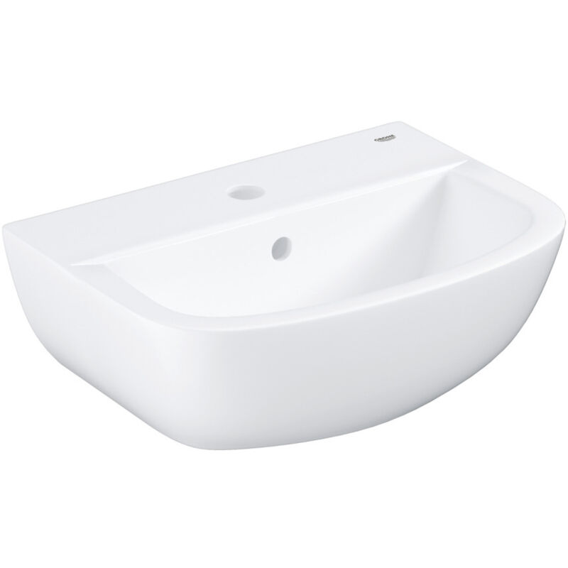 Grohe - Bau Ceramic - Lave-mains 45x35 cm, avec un trou pour mitigeur, blanc alpin 39424000