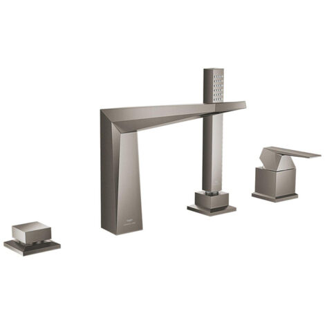 GROHE 4-Loch-EH-Wannenkombination Allure Brilliant 29405 hard graphite geb., 29405AL0