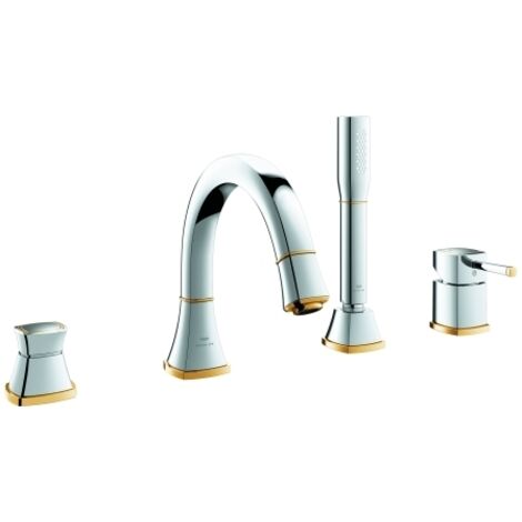 Grohe 4-Loch-Wannen-Kombination Grandera chrom/gold