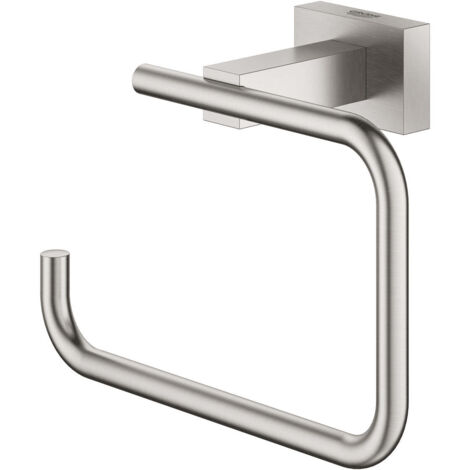 GROHE 40 507 DC1 ESSENTIALS CUBE Portarrollos Sin Tapa Supersteel - ref: 40 507 DC1