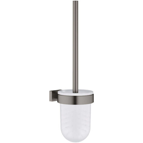 GROHE 40 513 AL1 ESSENTIALS CUBE Escobillero De Pared Grafito Cepillado - ref: 40 513 AL1